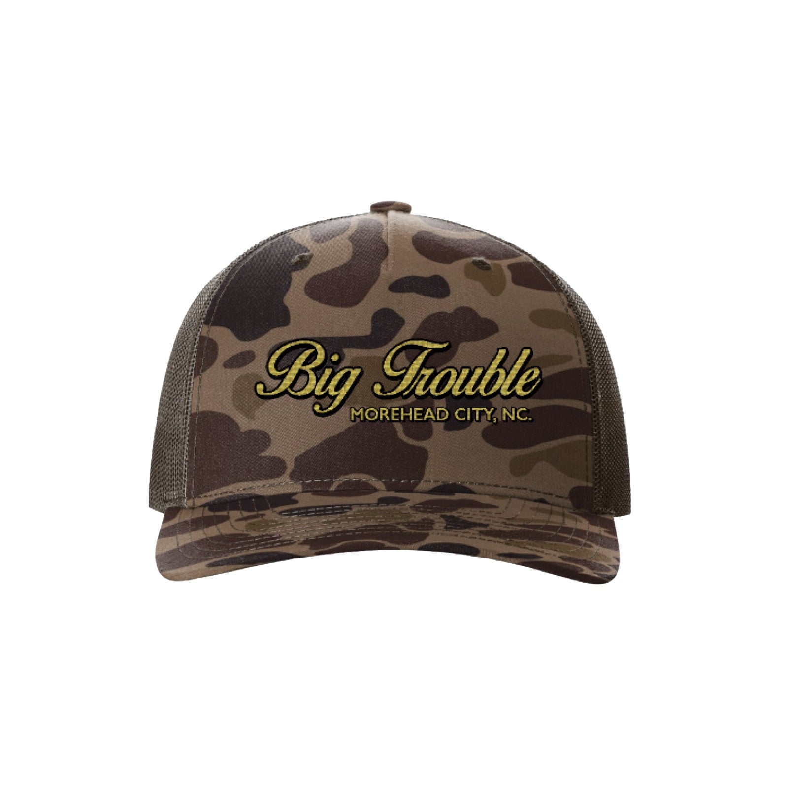 Big Trouble Camo Five-Panel Hat